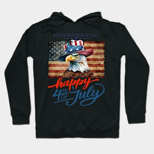 vintage - independence day america male Eagle version Hoodie